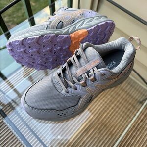 ASICS Gel Venture 9 Women’s Trail Running Shoes Gray Purple Size 7 EU 38
